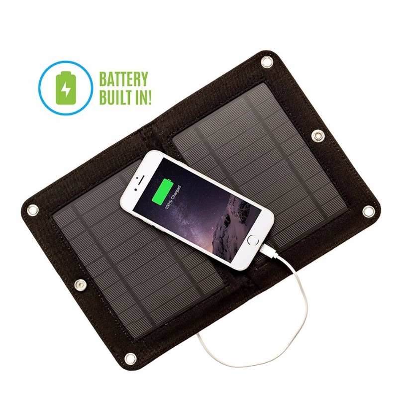 Prix ​​en gros 6W Pliable Nouvelle technologie Panneaux solaires Panneaux solaires Portefeuille Sac à panneau solaire pour téléphone mobile