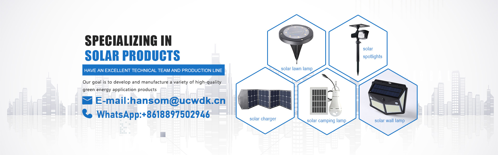Chargeur solaire, lumière solaire, panneau solaire,UCWDK Solar Technology Co. Ltd.